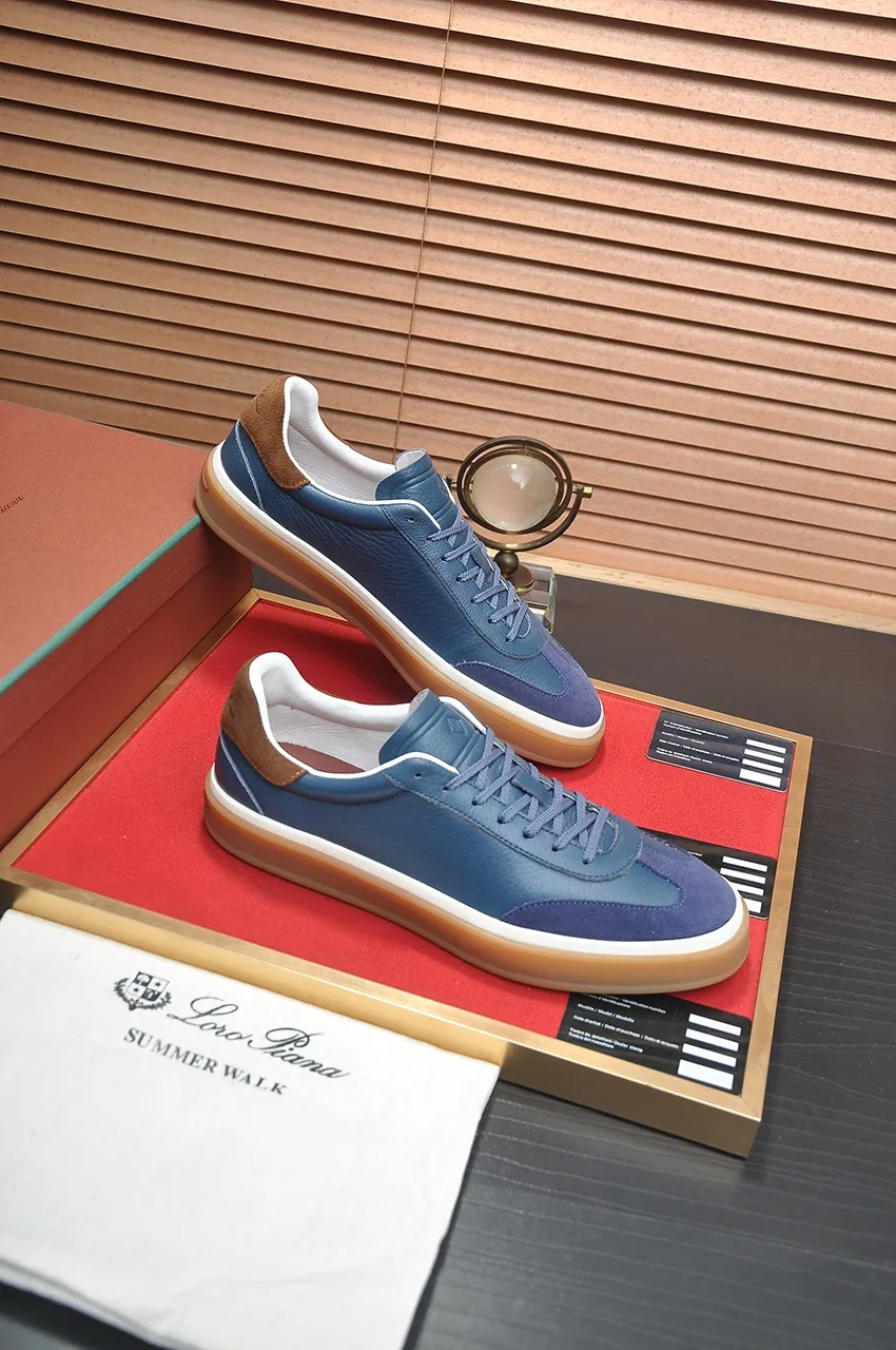 Men's men's shoes 💰540💶【𝐥𝐨𝐫𝐨 𝐏𝐢𝐚𝐧𝐚】lp classic loafers, an Italian treasure brand, the only brand that can match Hermès! Only after wearing it do we realize that we cannot let down our feet. The upper is imported cashmere, the lining of water-dyed cowhide ➕ the cowhide feet, the official original glass rubber outsole, and the pendant. Exclusive original packaging (tag ➕ brand paper ➕ outer box ➕ hand bag) code number: 38-45